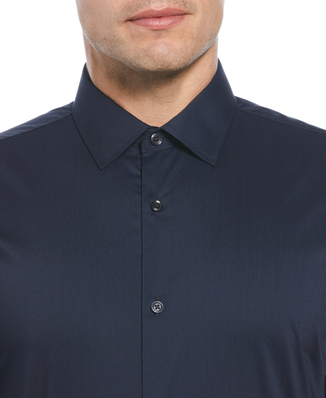 Tech + Stretch Cotton Blend Dress Shirt Perry Ellis Tech + Stretch Cotton Blend Dress Shirt Perry Ellis