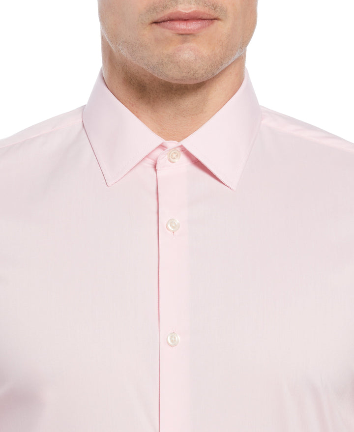 Tech Stretch Cotton Blend Dress Shirt (Pink) 