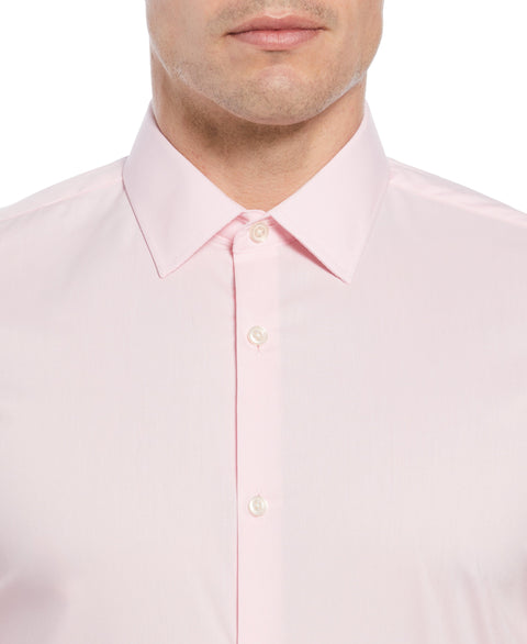 Tech Stretch Cotton Blend Dress Shirt (Pink) 