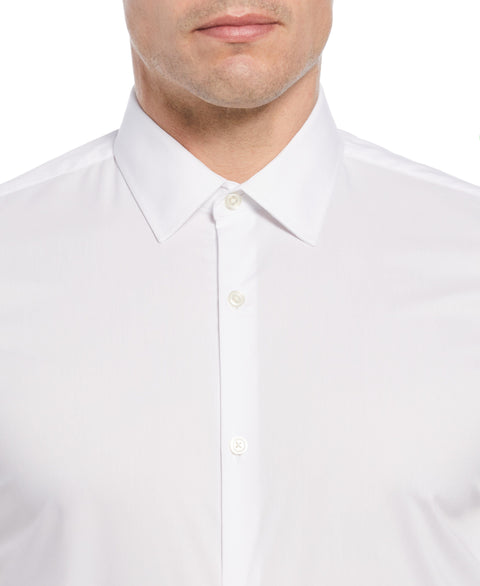 Tech Stretch Cotton Blend Dress Shirt (Bright White) 