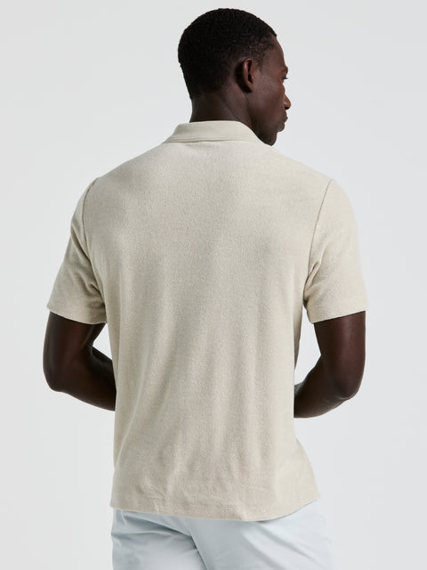 Terry Camp Collar Shirt (Moonstruck) 
