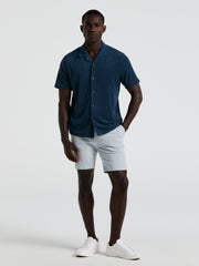 Terry Camp Collar Shirt (Blue Wing Teal) 
