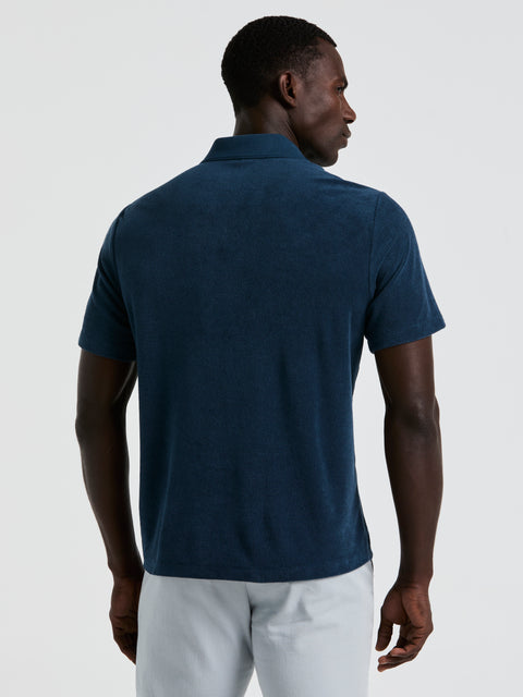 Terry Camp Collar Shirt (Blue Wing Teal) 