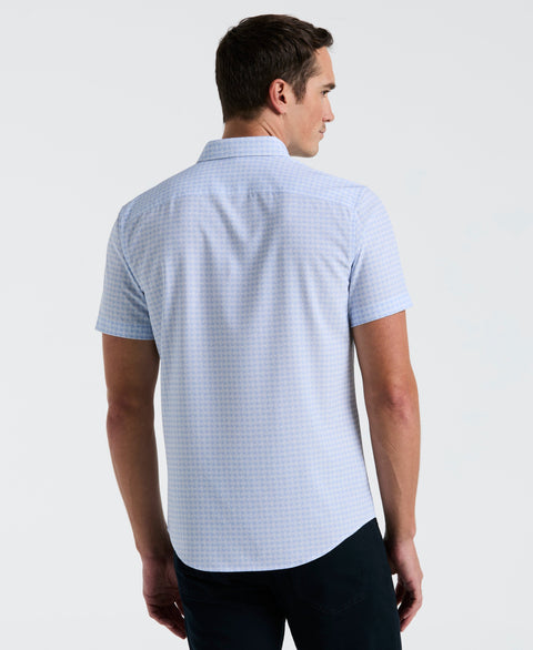 Textured Dot Slim Fit Shirt (Kentucky Blue) 