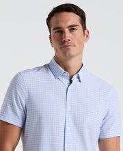 Textured Dot Slim Fit Shirt (Kentucky Blue) 