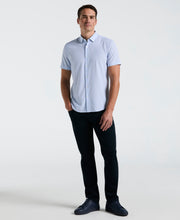 Textured Dot Slim Fit Shirt (Kentucky Blue) 