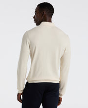 Long Sleeve Tech Polo Sweater (Silver Birch) 