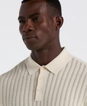 Long Sleeve Tech Polo Sweater (Silver Birch) 