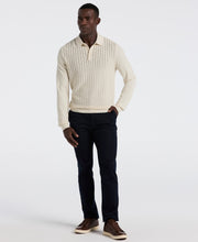 Long Sleeve Tech Polo Sweater (Silver Birch) 