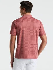 Textured Ombre Polo Shirt (Withered Rose) 