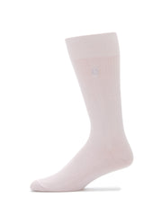 Textured Stitch Logo Socks (Orchid Ice) 