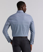 Tile Geo Print Cotton Shirt (True Navy) 