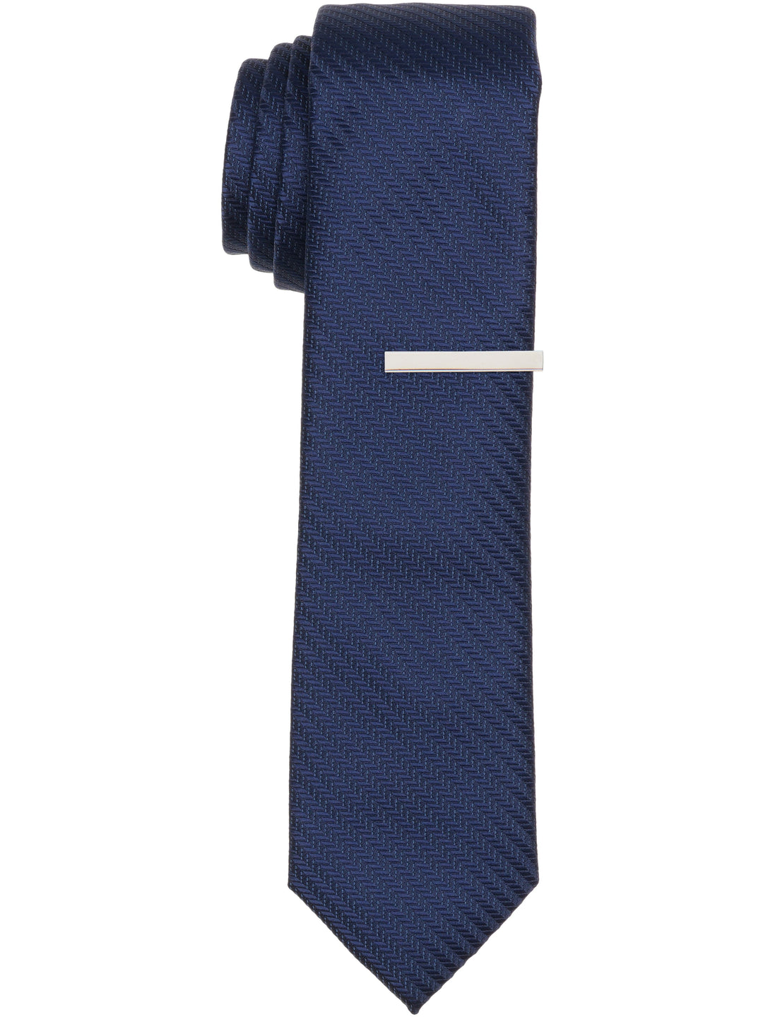 Tolland Micro Slim Fit Tie (Navy) 