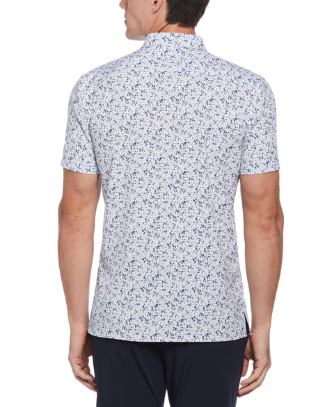 Total Stretch Ditsy Floral Print Shirt (Iceberg Green) 