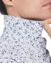 Total Stretch Ditsy Floral Print Shirt (Iceberg Green) 