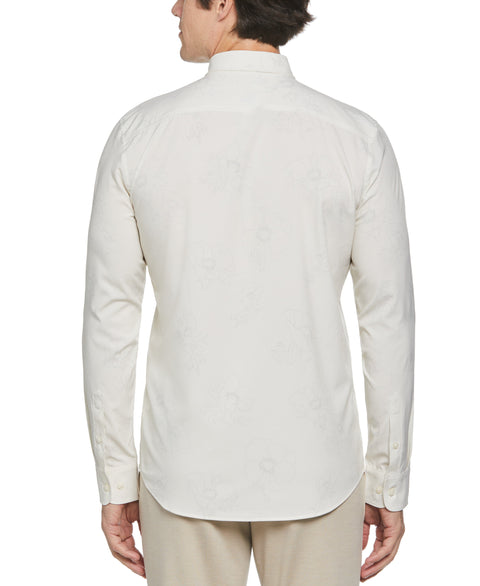 Total Stretch Floral Shirt (Egret) 
