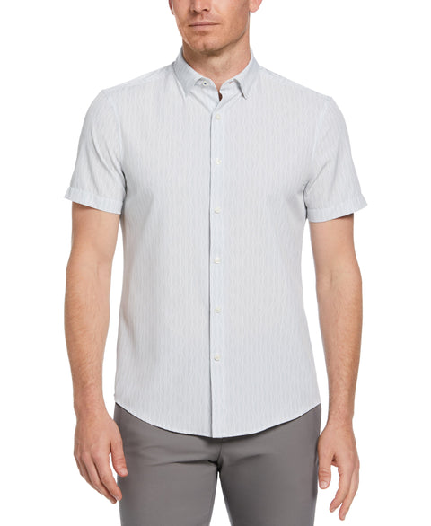Total Stretch Geo Print Shirt (Almond Milk) 