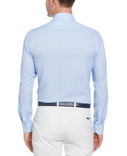 Total Stretch Micro Check Print Shirt (Lt. Blue) 