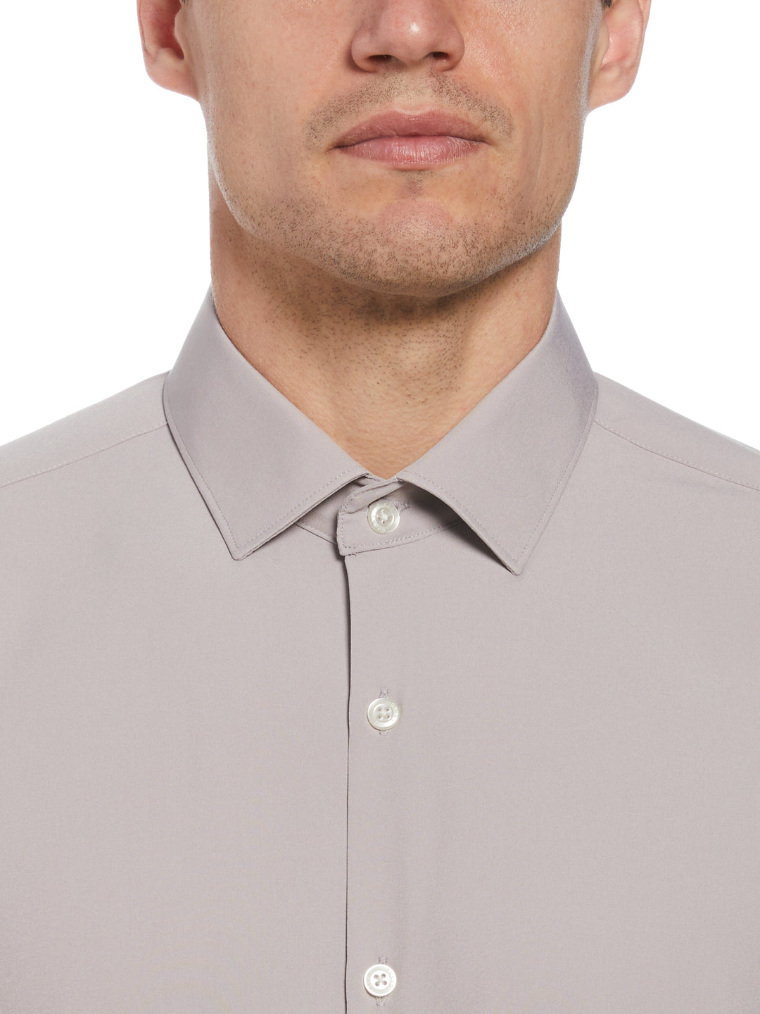 TAUPE TOTAL STRETCH MODALUX DRESS SHIRT (Taupe) 