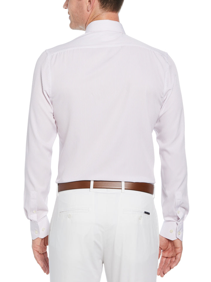 Total Stretch Pink Stripe Print Shirt (Pink) 