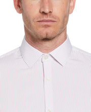 Total Stretch Pink Stripe Print Shirt (Pink) 