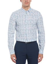 Slim Fit Total Stretch Abstract Floral Shirt (Citadel) 