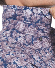 Total Stretch Slim Fit Abstract Floral Print Shirt (Flint) 