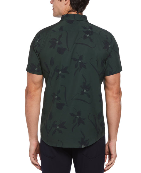 Slim Fit Floral Print Shirt (Rosin) 