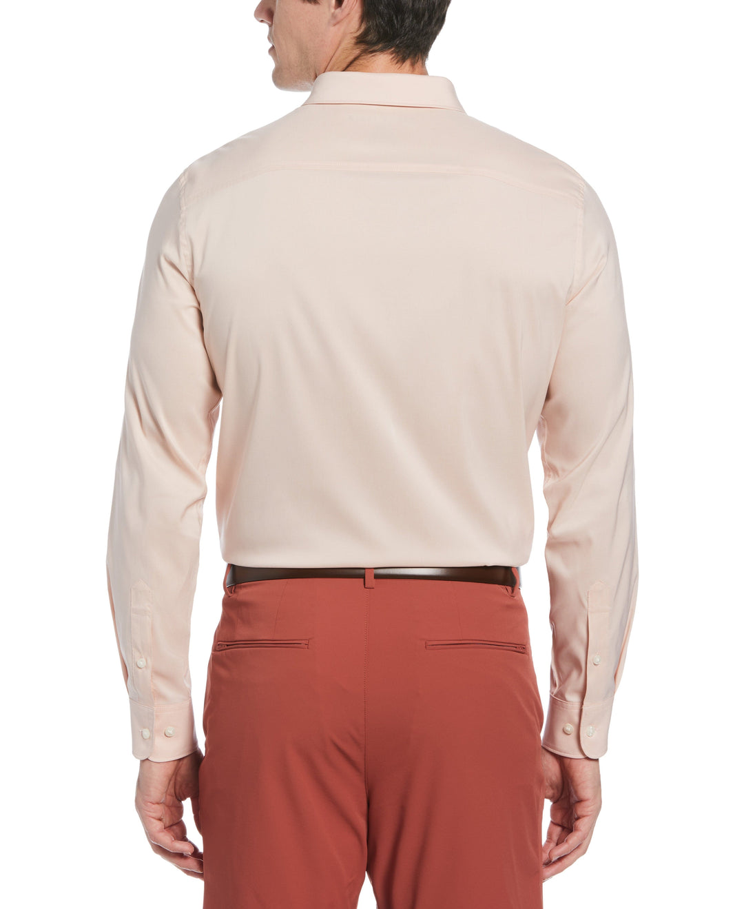 Total Stretch Slim Fit Heather Shirt (Peach Whip)