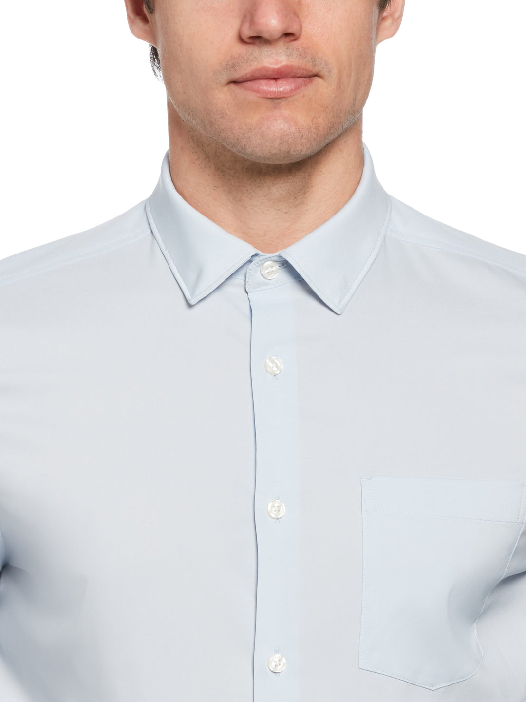 Total Stretch Slim Fit Heather Shirt (Heather)