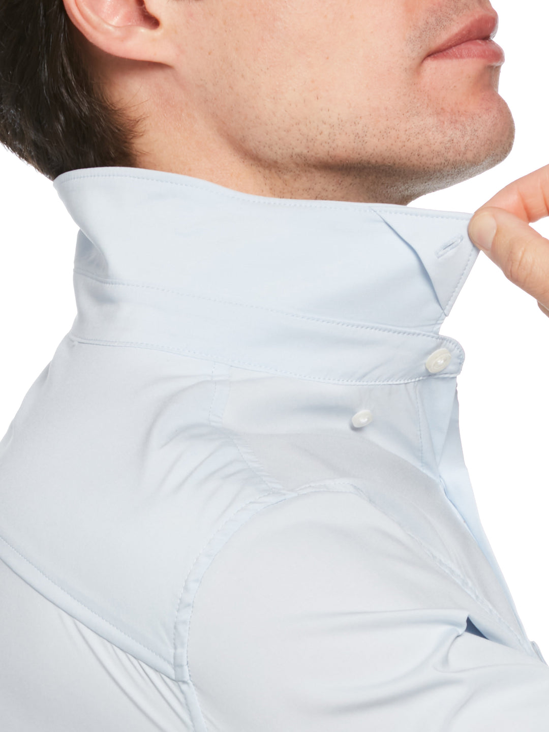 Total Stretch Slim Fit Heather Shirt (Heather)