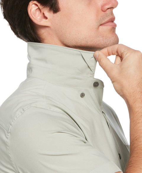 Total Stretch Heather Shirt (Aqua Gray) 