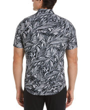 Total Stretch Slim Fit Leaf Print Shirt (Drizzle) 