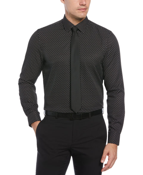 Total Stretch Performance Dress Shirt (Black) 