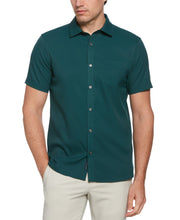 Total Stretch Slim Fit Solid Shirt (Sea Moss) 