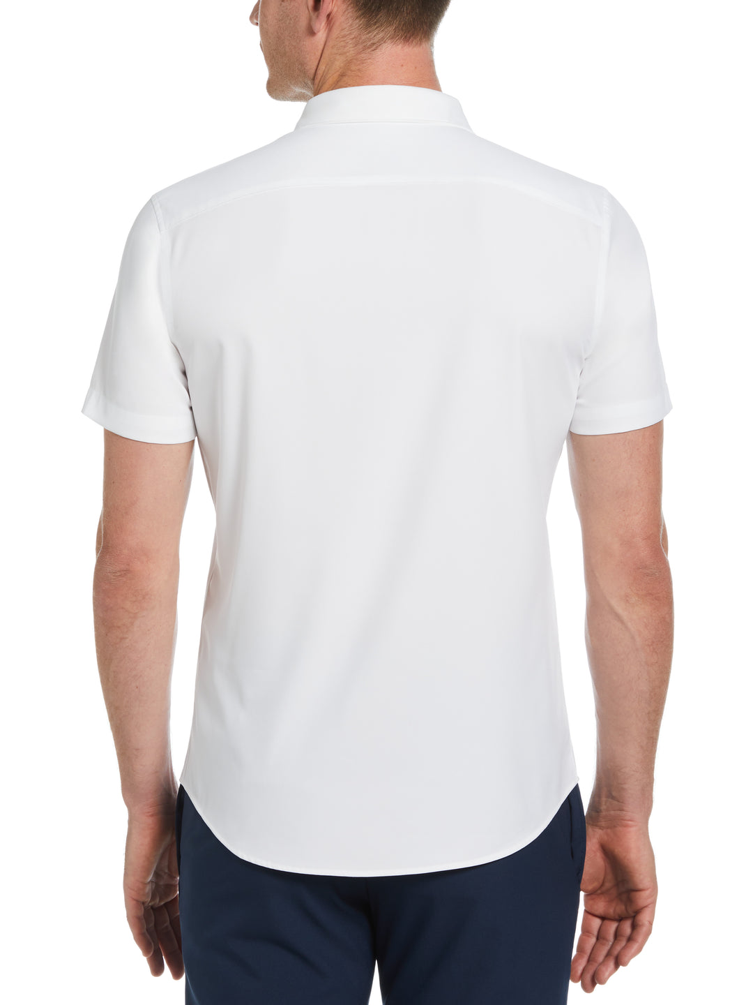 Total Stretch Slim Fit Solid Shirt (Bright White) 