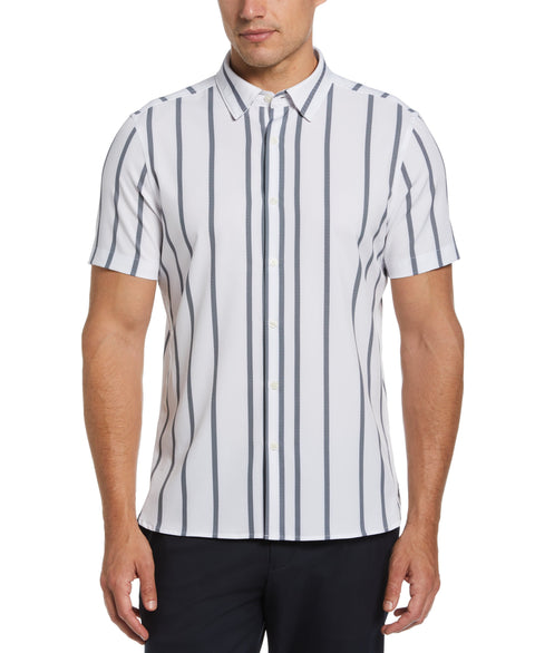 Total Stretch Slim Fit Vertical Stripe Shirt