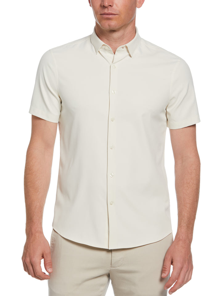 Total Stretch Twill Solid Shirt (Egret) 