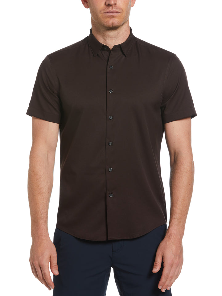 Total Stretch Twill Solid Shirt (Mole) 
