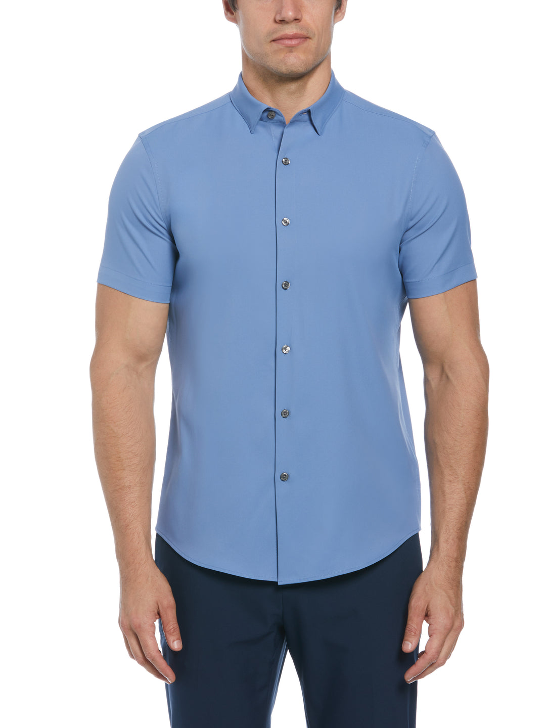 Total Stretch Twill Solid Shirt (Riviera) 
