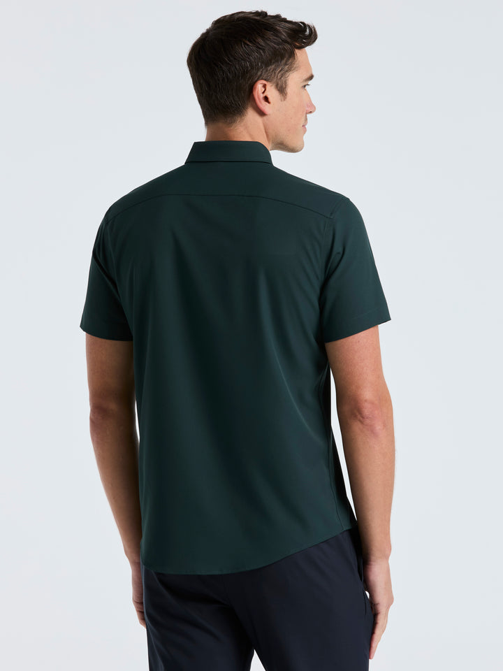 Total Stretch Twill Solid Shirt (Magical Forest) 
