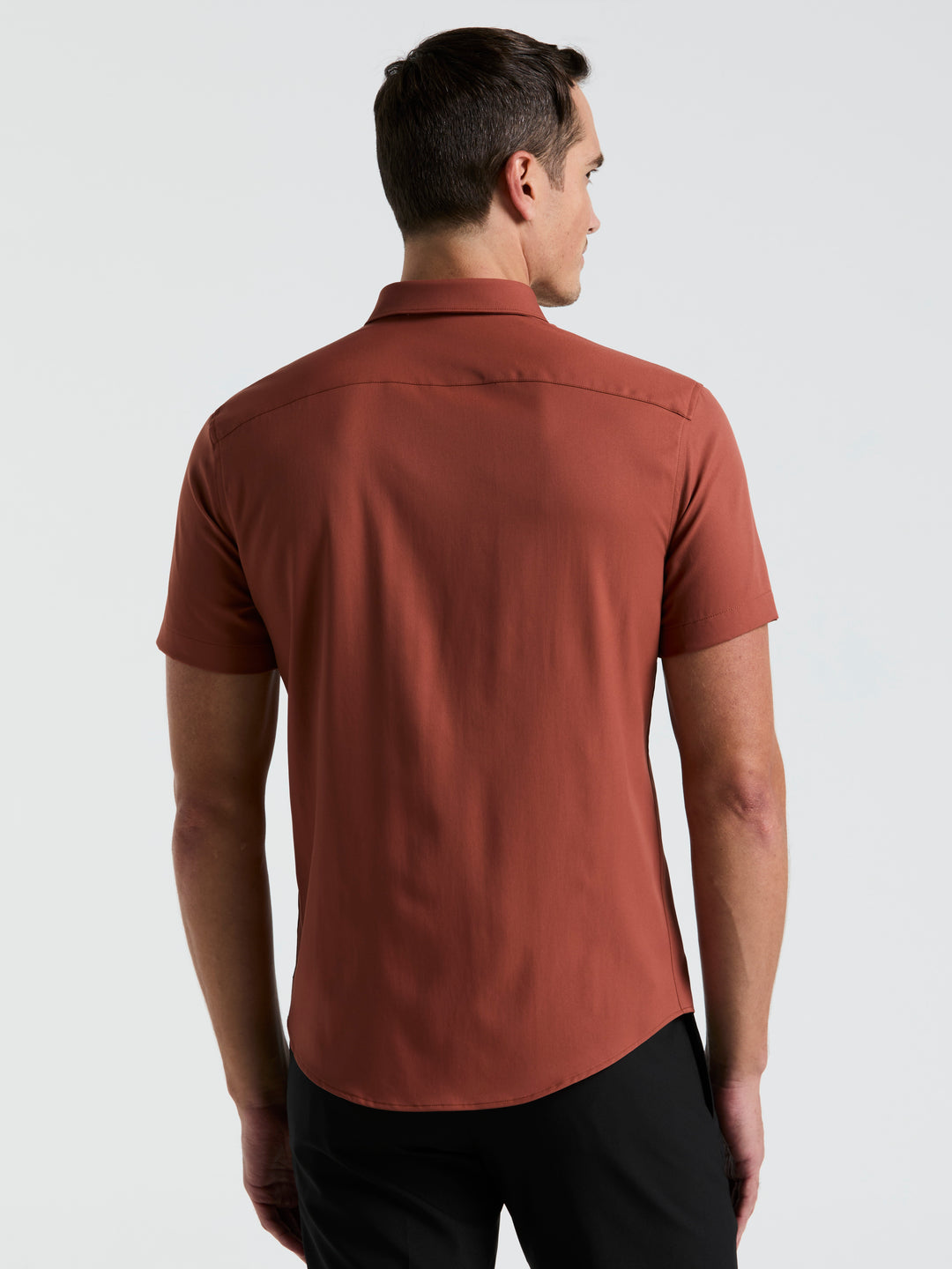 Total Stretch Twill Solid Shirt (Rustic Brown) 