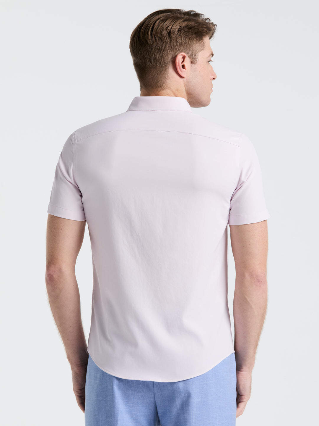 Total Stretch Twill Solid Shirt (Orchid Ice) 