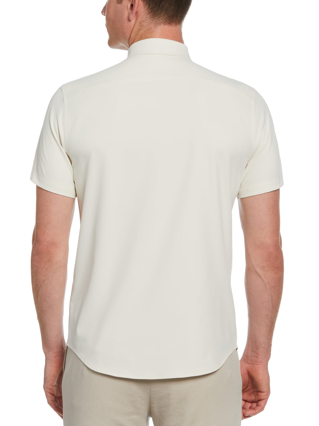 Total Stretch Twill Solid Shirt (Egret) 