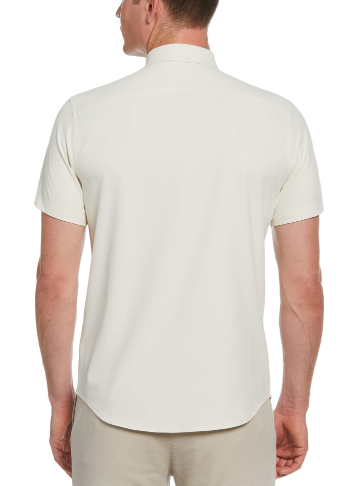 Total Stretch Twill Solid Shirt (Egret) 