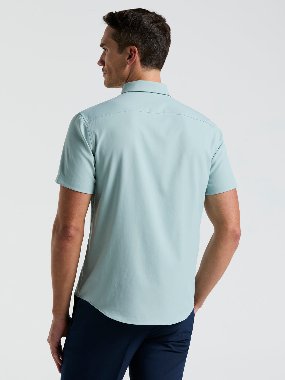 Total Stretch Twill Solid Shirt (Gray Mist) 