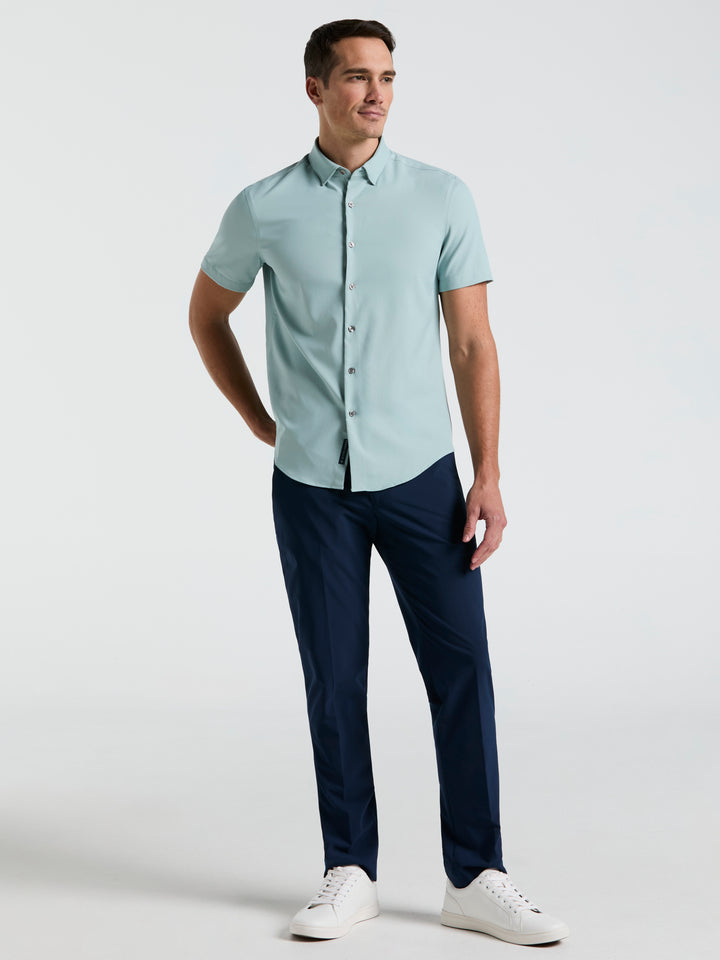 Total Stretch Twill Solid Shirt (Gray Mist) 