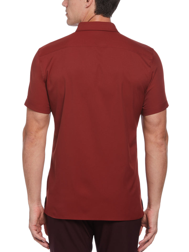 Total Stretch Twill Solid Shirt (Fired Brick) 