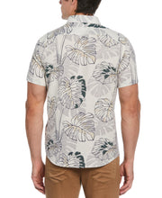 Bold Leaf Print Polo (Birch) 