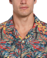 Ecovero™ Tropical Print Polo (Watermelon) 